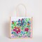 4 Pack Mandala Flowers Butterfly Diamond Painting Dots Art Kits Canvas Tote Bags Boho 5D DIY Handbags Handmade Gifts Reusable Shopping Bags with Handles for Women Adults Work